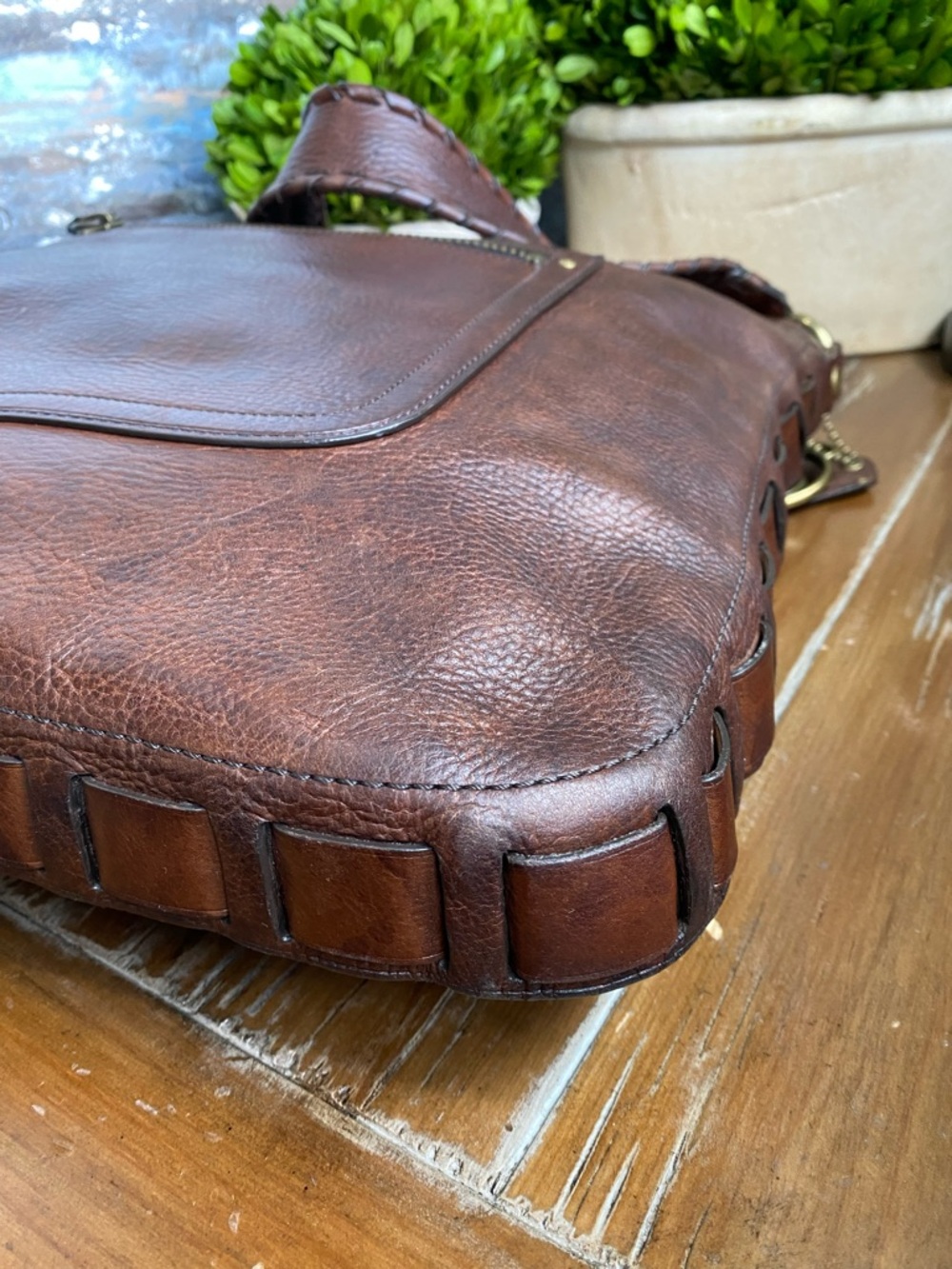 Coach XL Legacy Thompson Tote in Brown - Picture 4 of 17